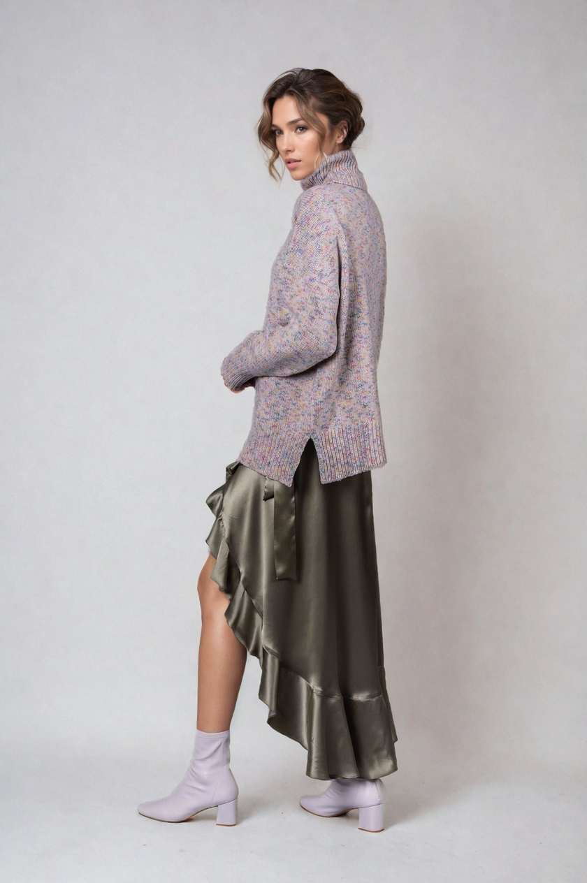 Luxurious Cashmere Turtleneck Sweater