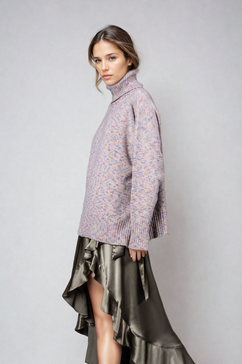 Luxurious Cashmere Turtleneck Sweater