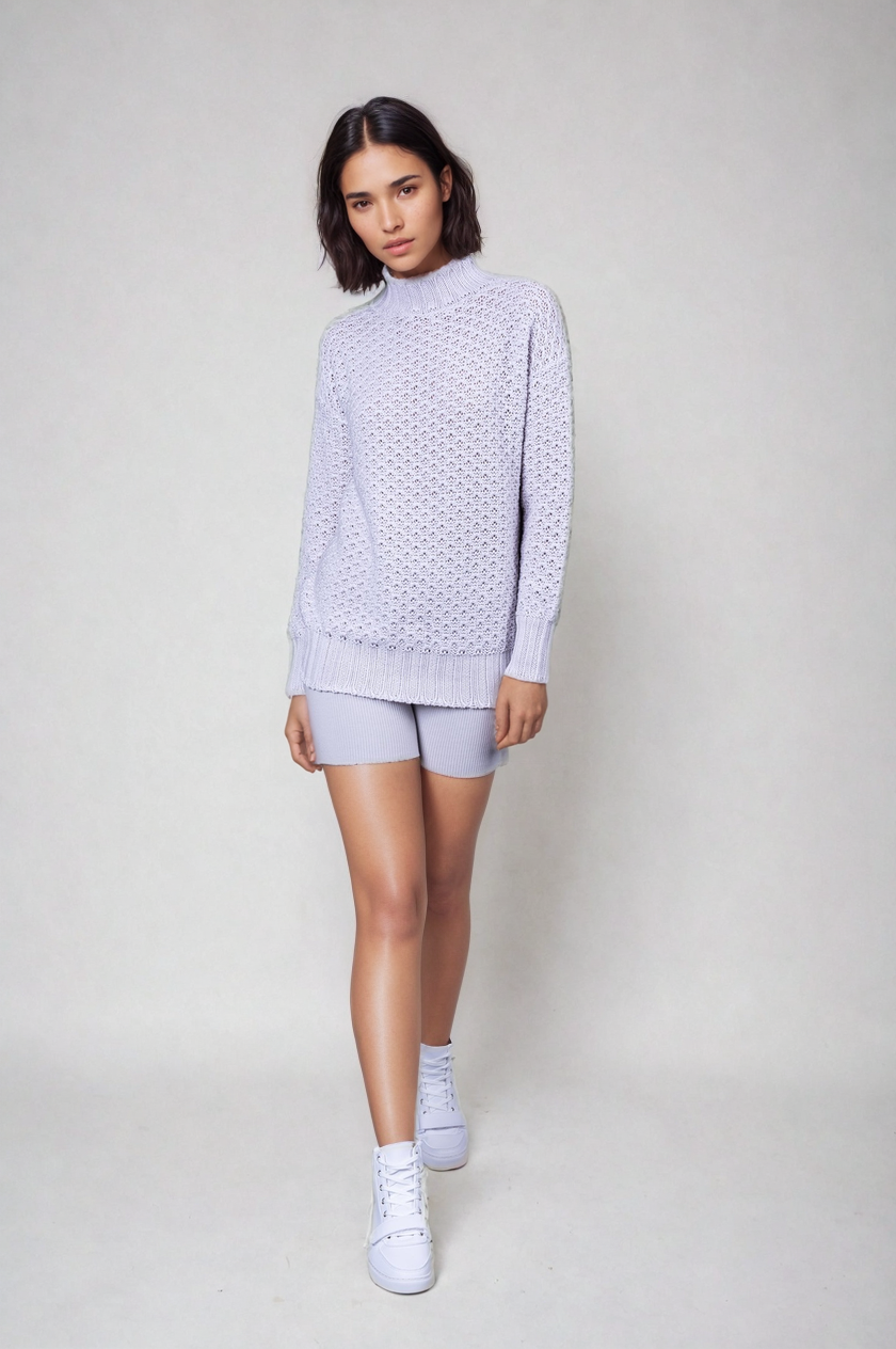 Long Sleeve Comfy-Sea Shell