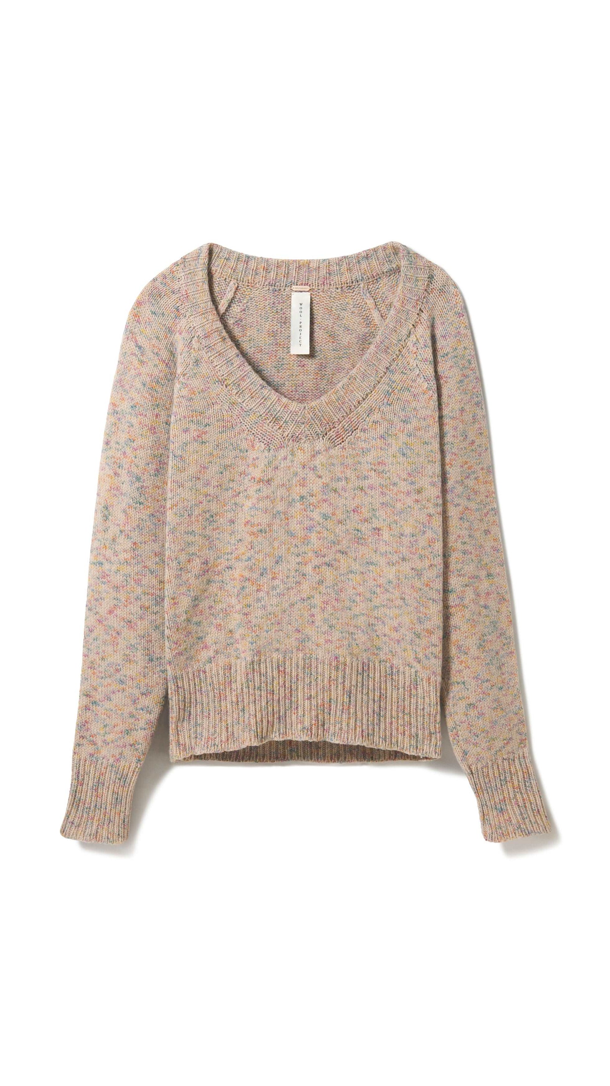 100% Cashmere Comfy V Jumper -Birthday Cake *online exclusive*