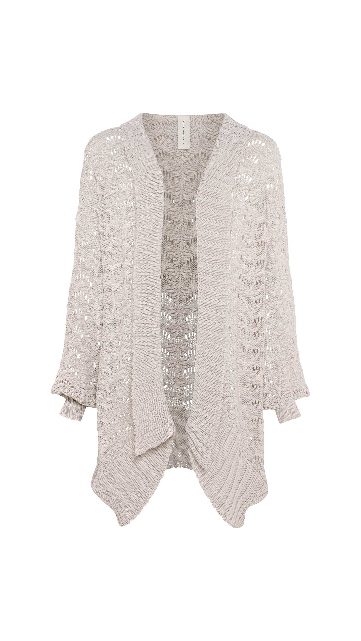 Fire Pit Cardigan-Bone