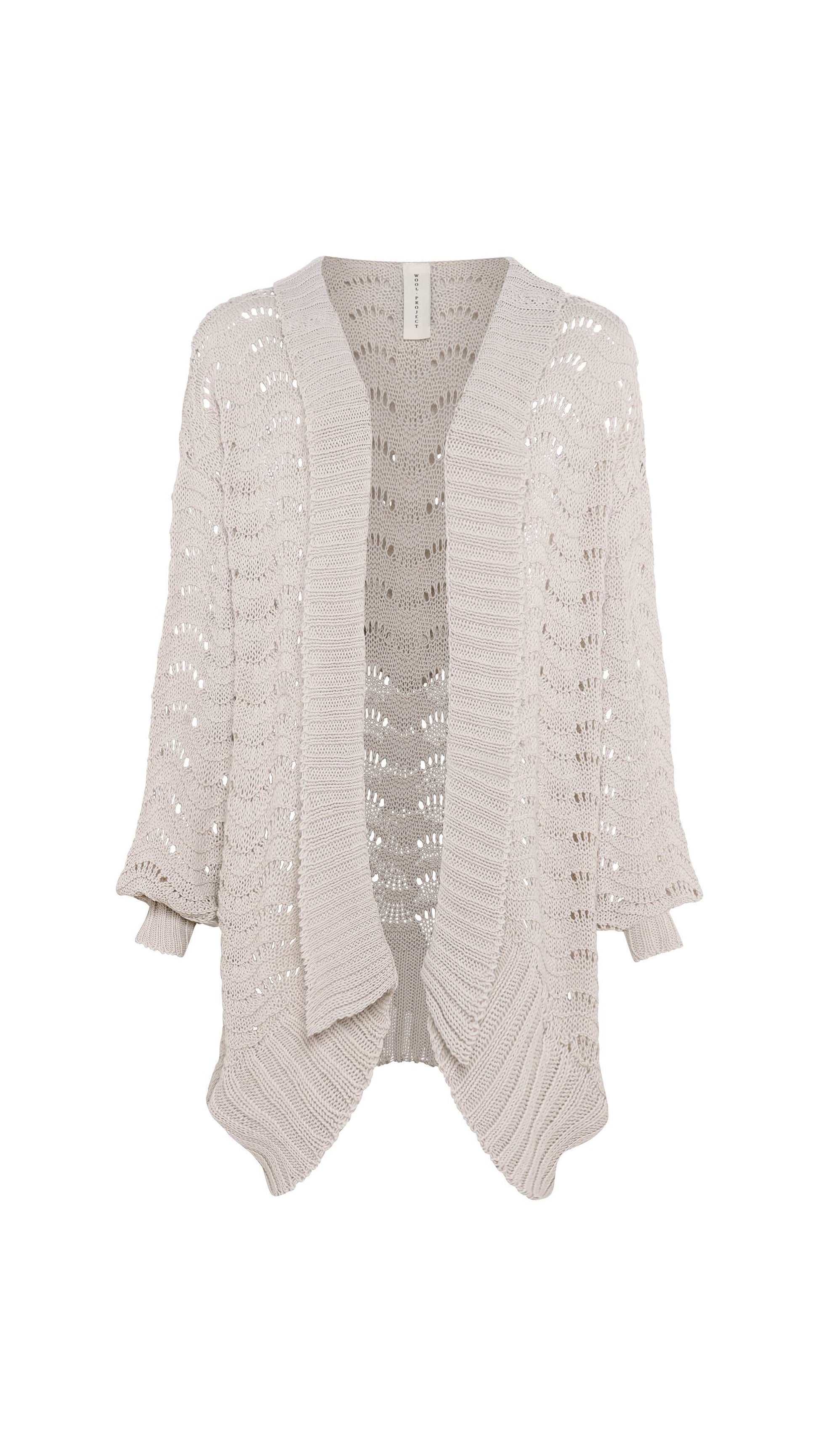 Fire Pit Cardigan-Bone