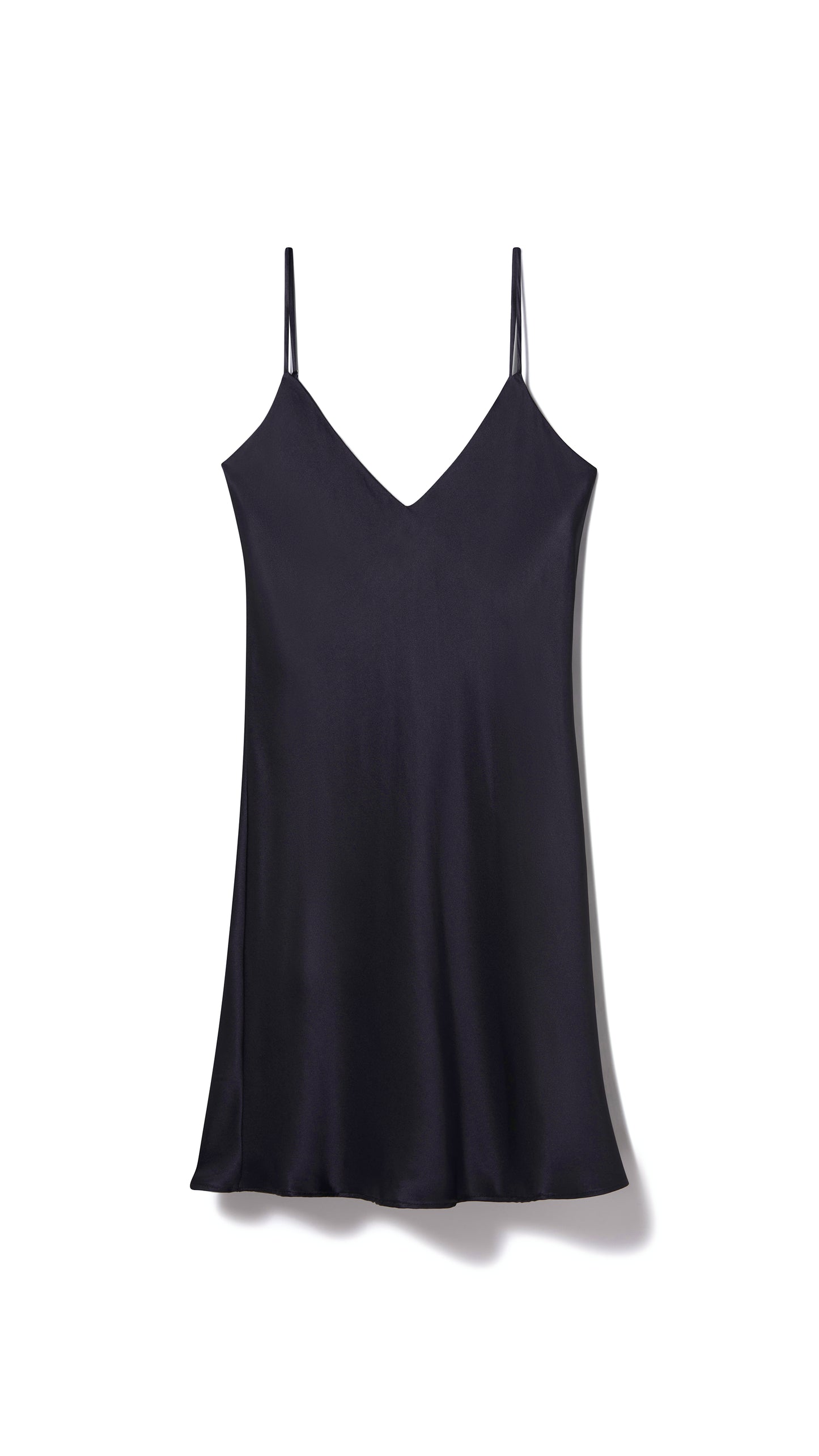 Silk V Neck Dress