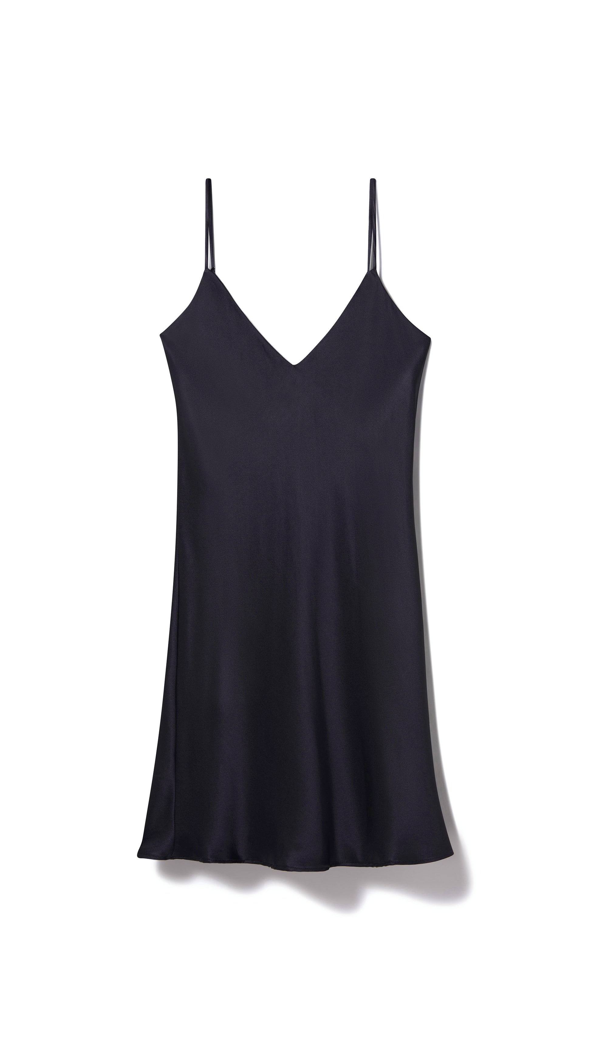 Silk V Neck Dress