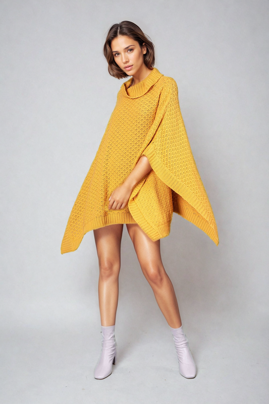 Pleasant Beauty Poncho - Marigold *online exclusive*