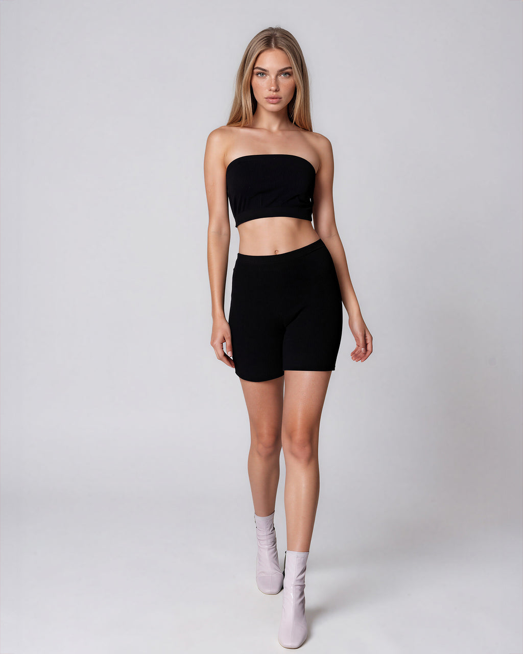Classy Ribbed Biker Short