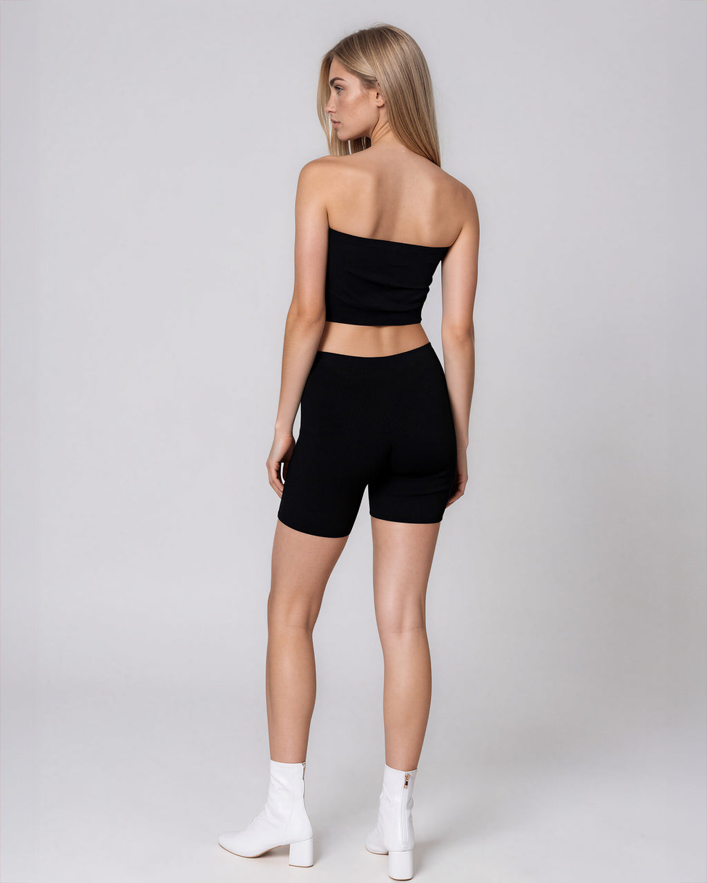 Classy Ribbed Biker Short