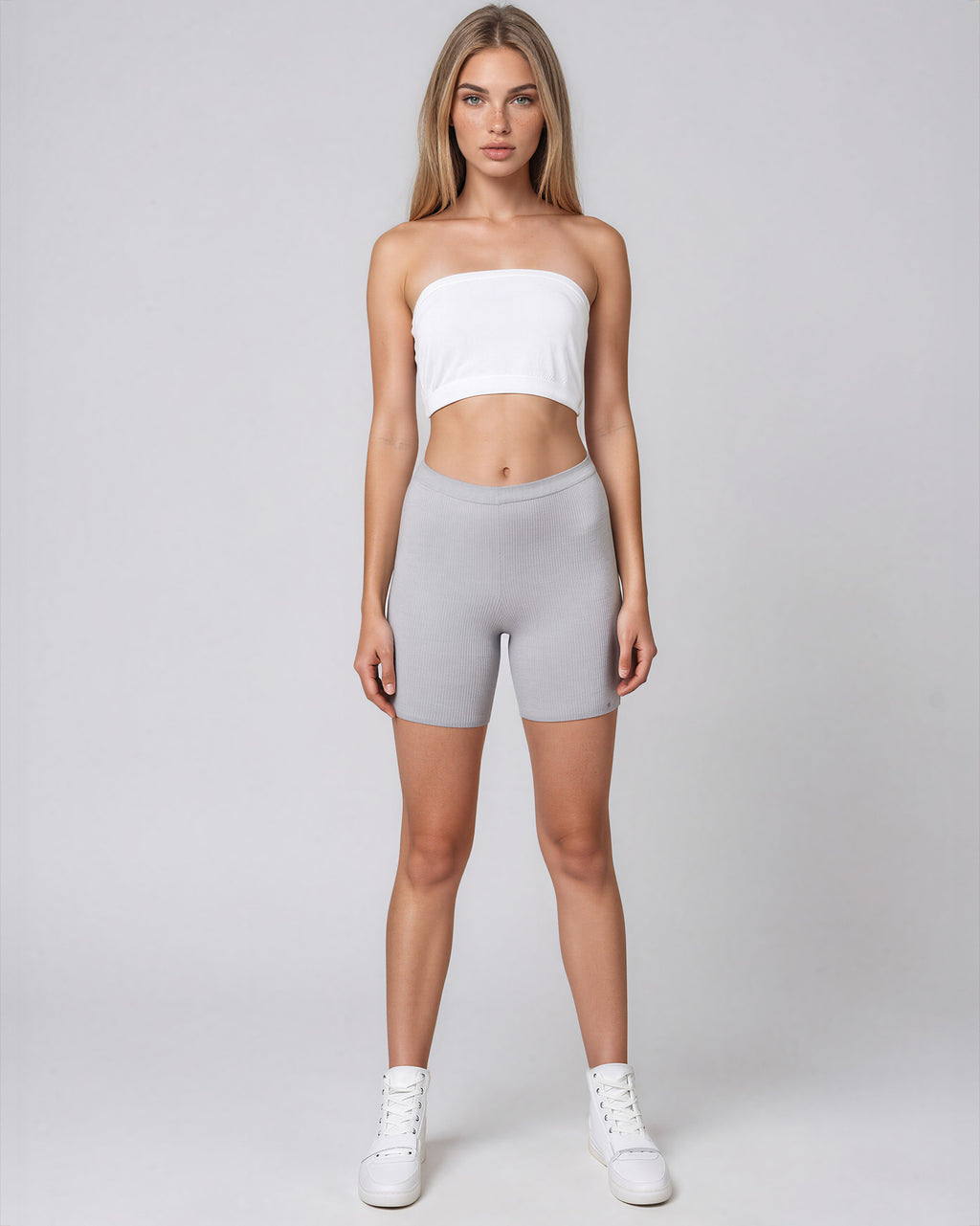Classy Ribbed Biker Short
