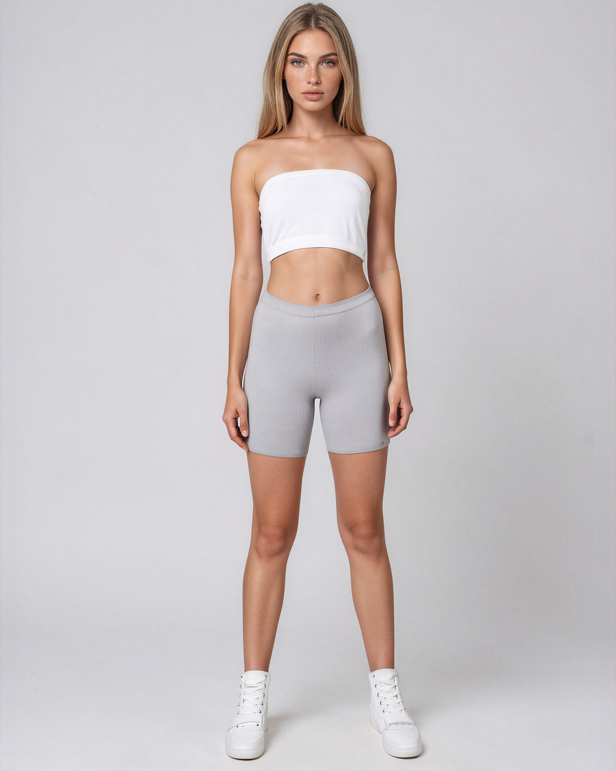Classy Ribbed Biker Short
