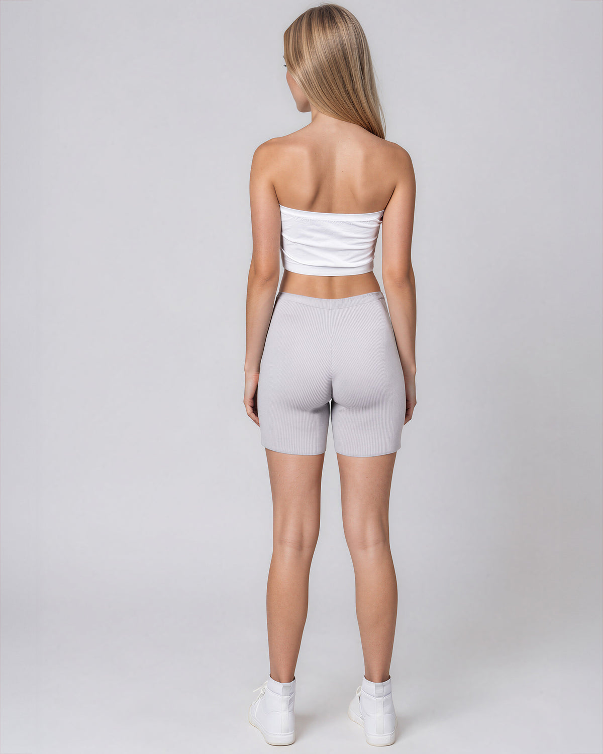 Classy Ribbed Biker Short