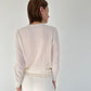 The Cashmere Blend Crew-Soft White