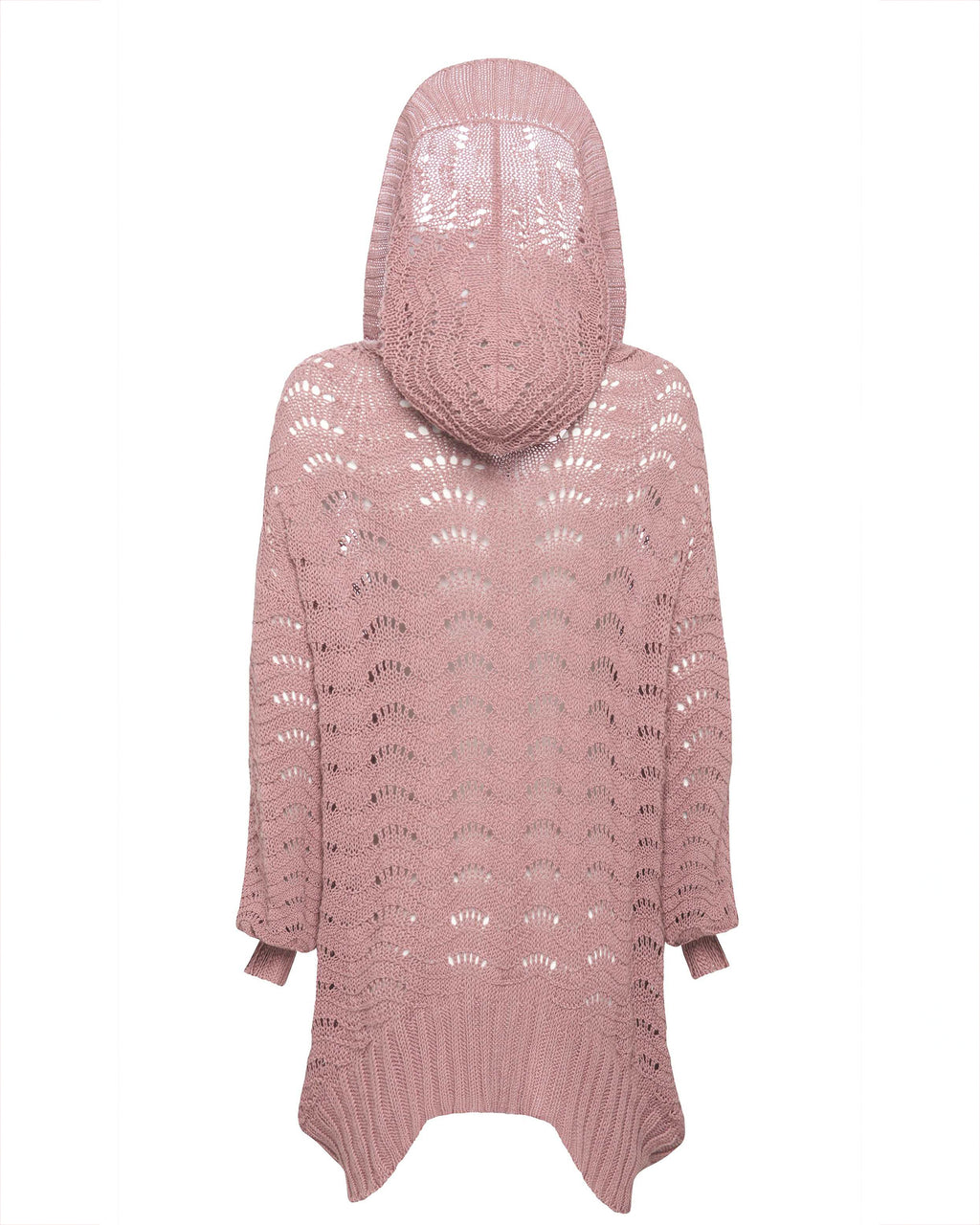 Fire Pit Cardigan-Dusty rose