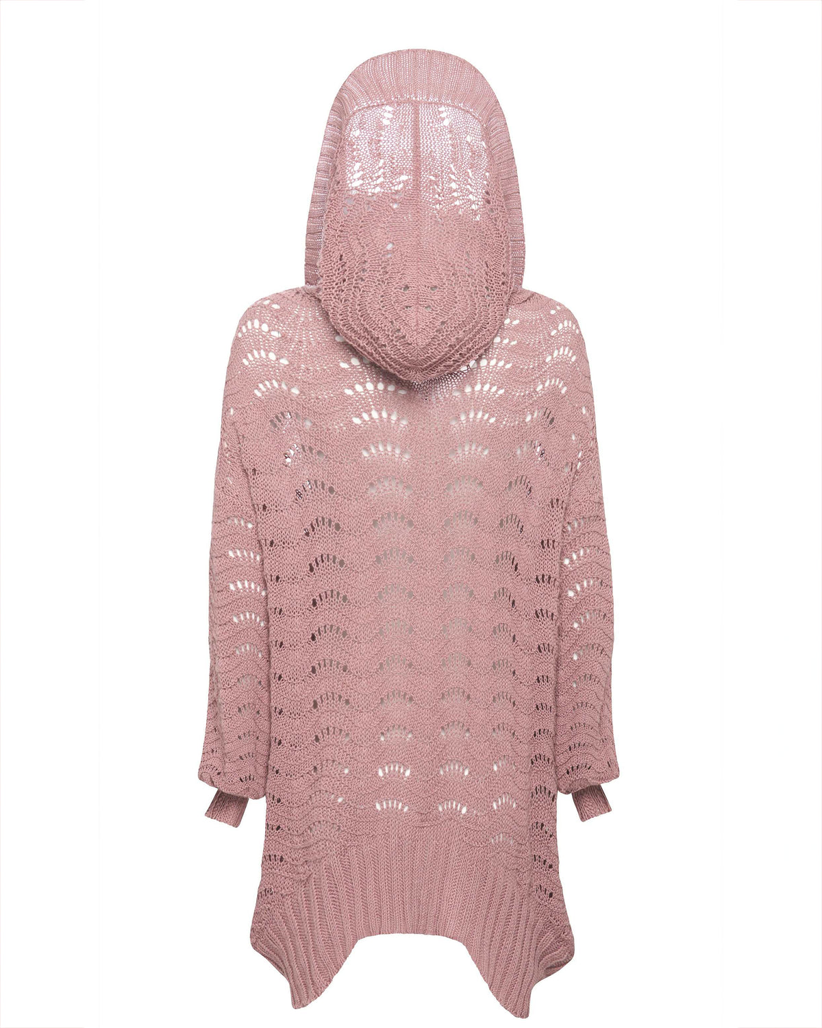 Fire Pit Cardigan-Dusty rose