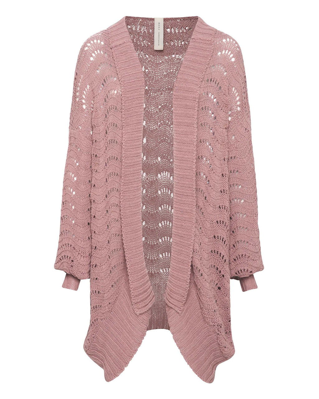 Fire Pit Cardigan-Dusty rose