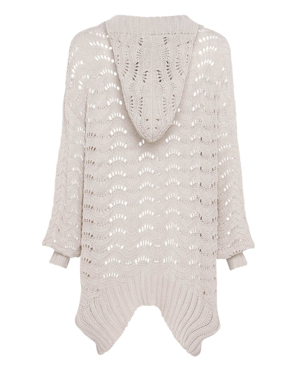 Fire Pit Cardigan-Bone