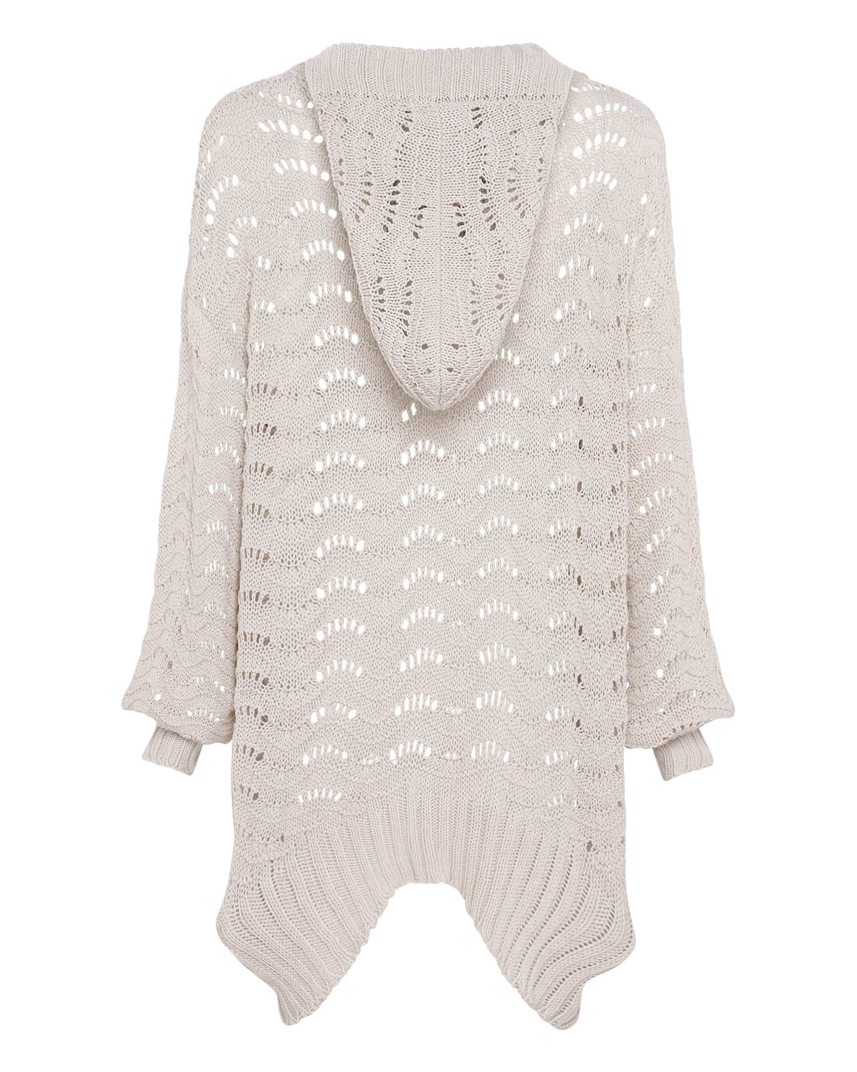 Fire Pit Cardigan-Bone