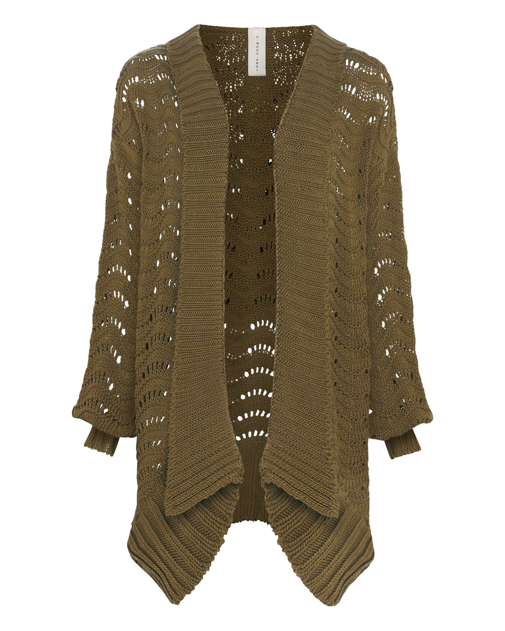 Fire Pit Cardigan-Moss