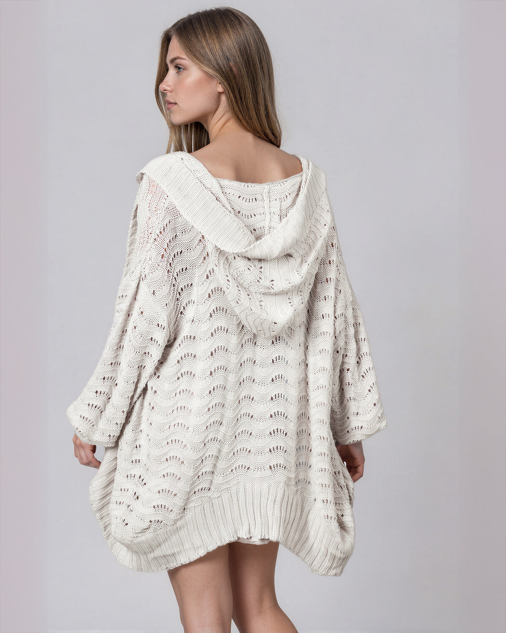 Fire Pit Cardigan-Bone