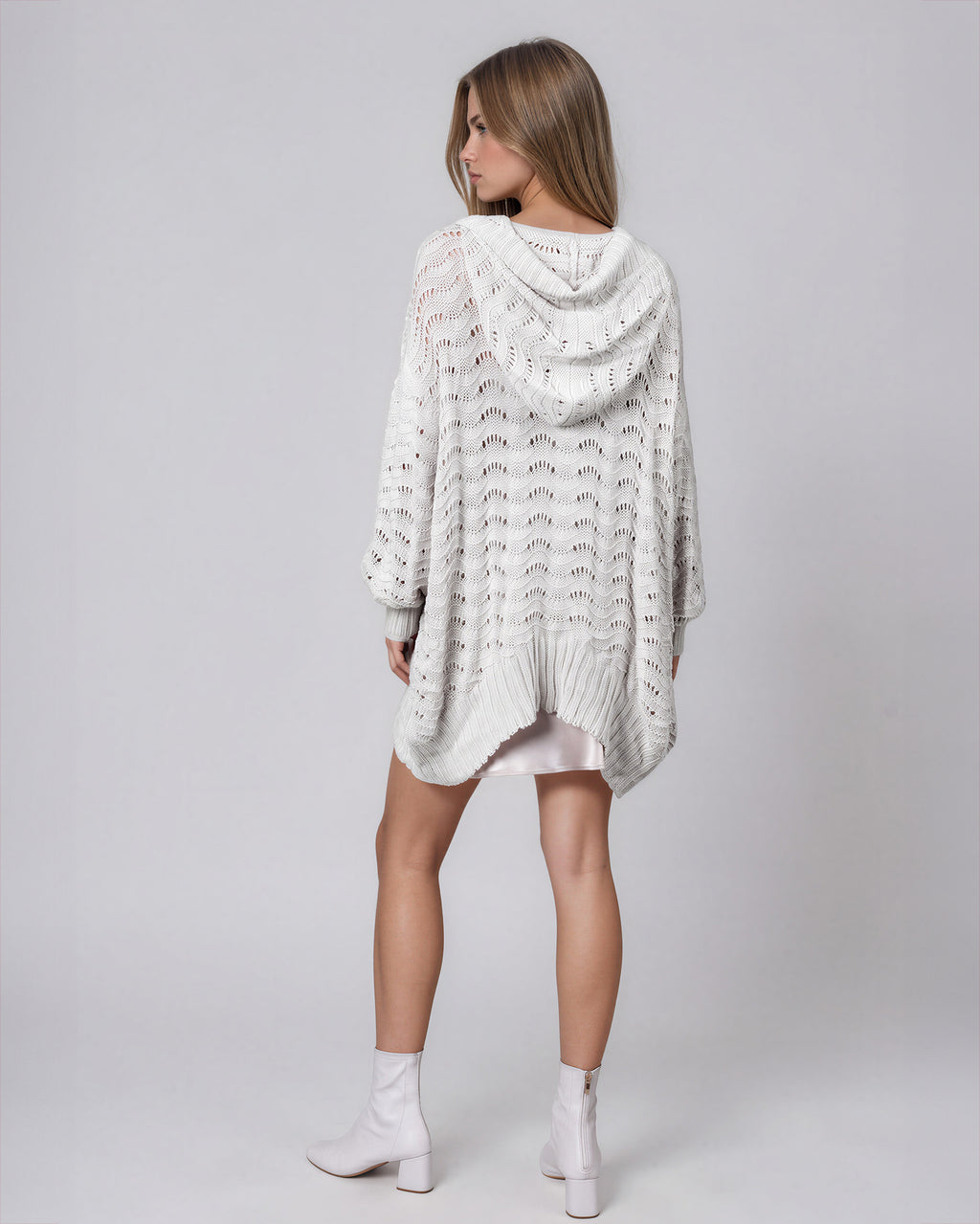 Fire Pit Cardigan-Bone