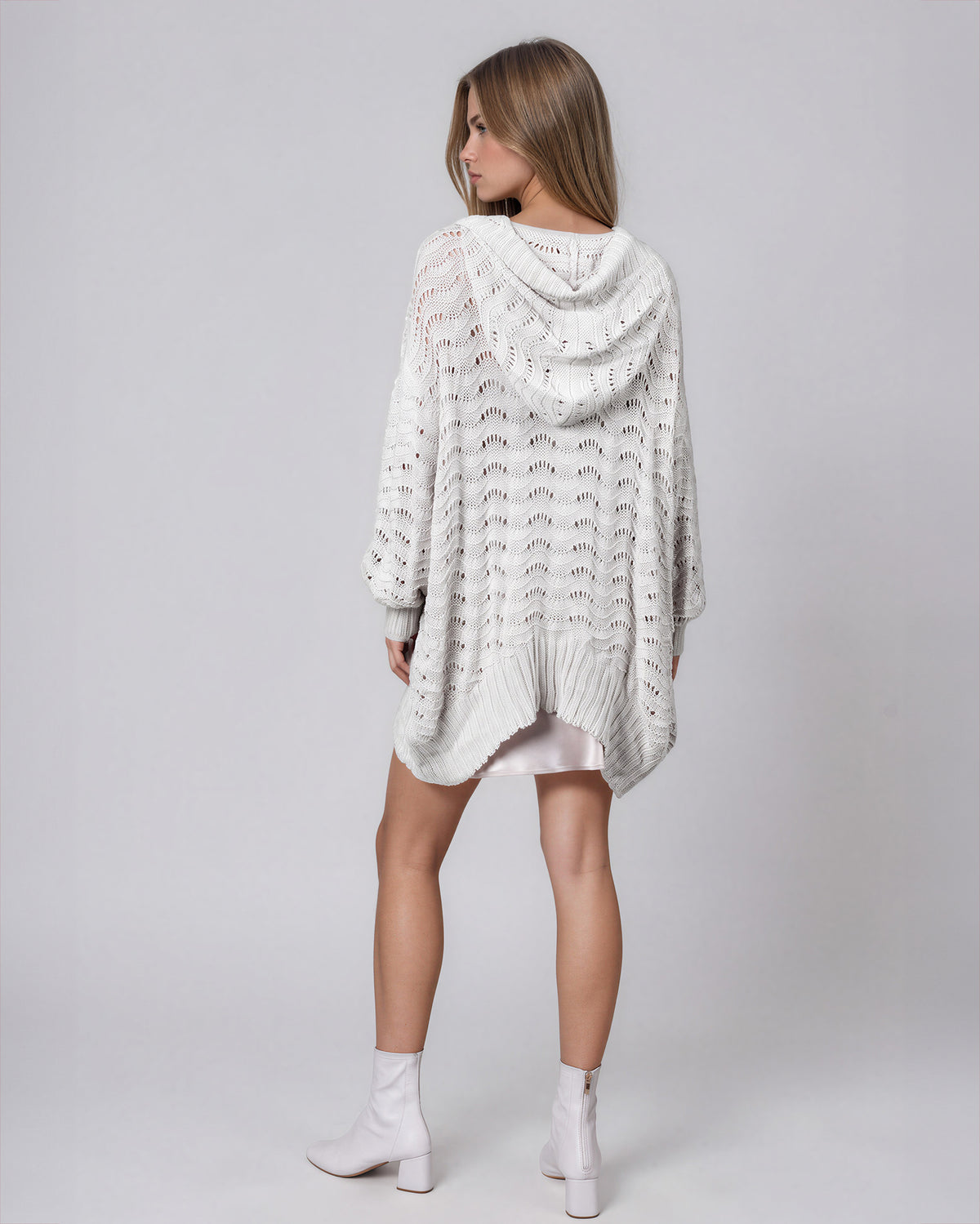 Fire Pit Cardigan-Bone