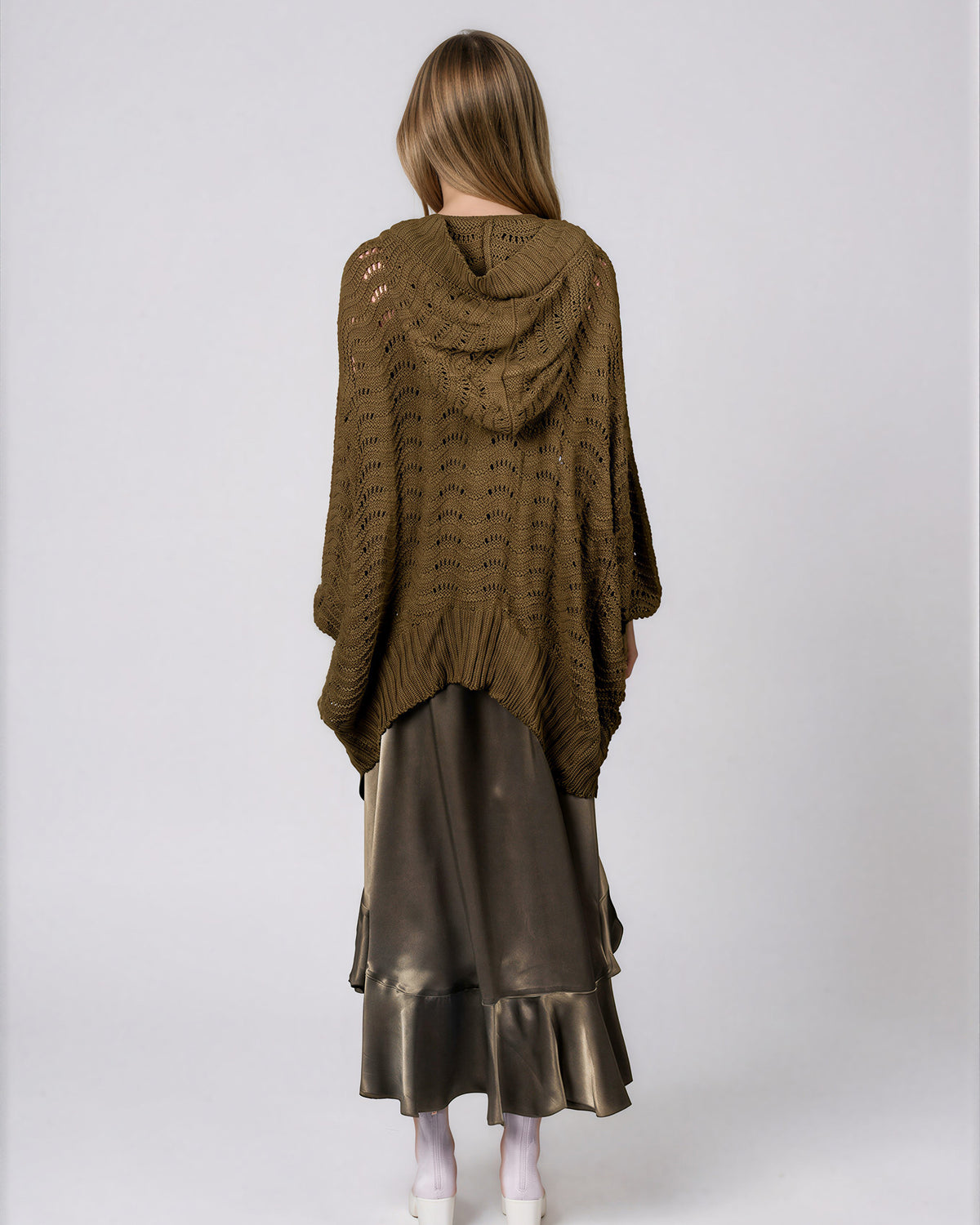 Fire Pit Cardigan-Moss