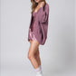 Fire Pit Cardigan-Dusty rose