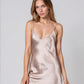 Silk V Neck Dress