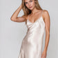 Silk V Neck Dress
