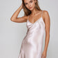 Silk V Neck Dress