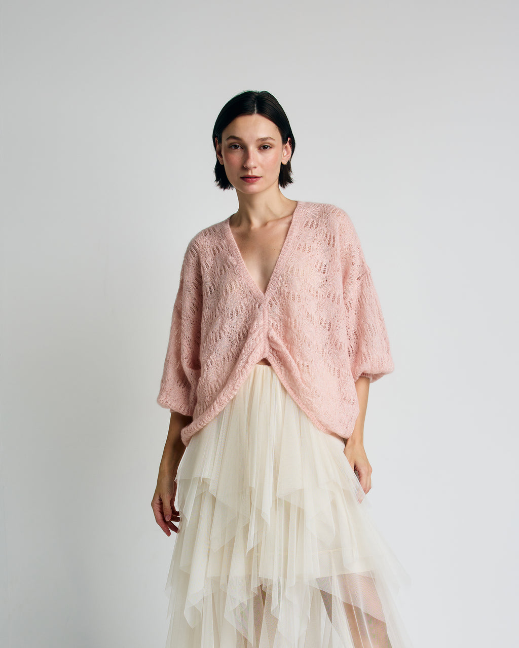 Lily Mohair Ruched Top