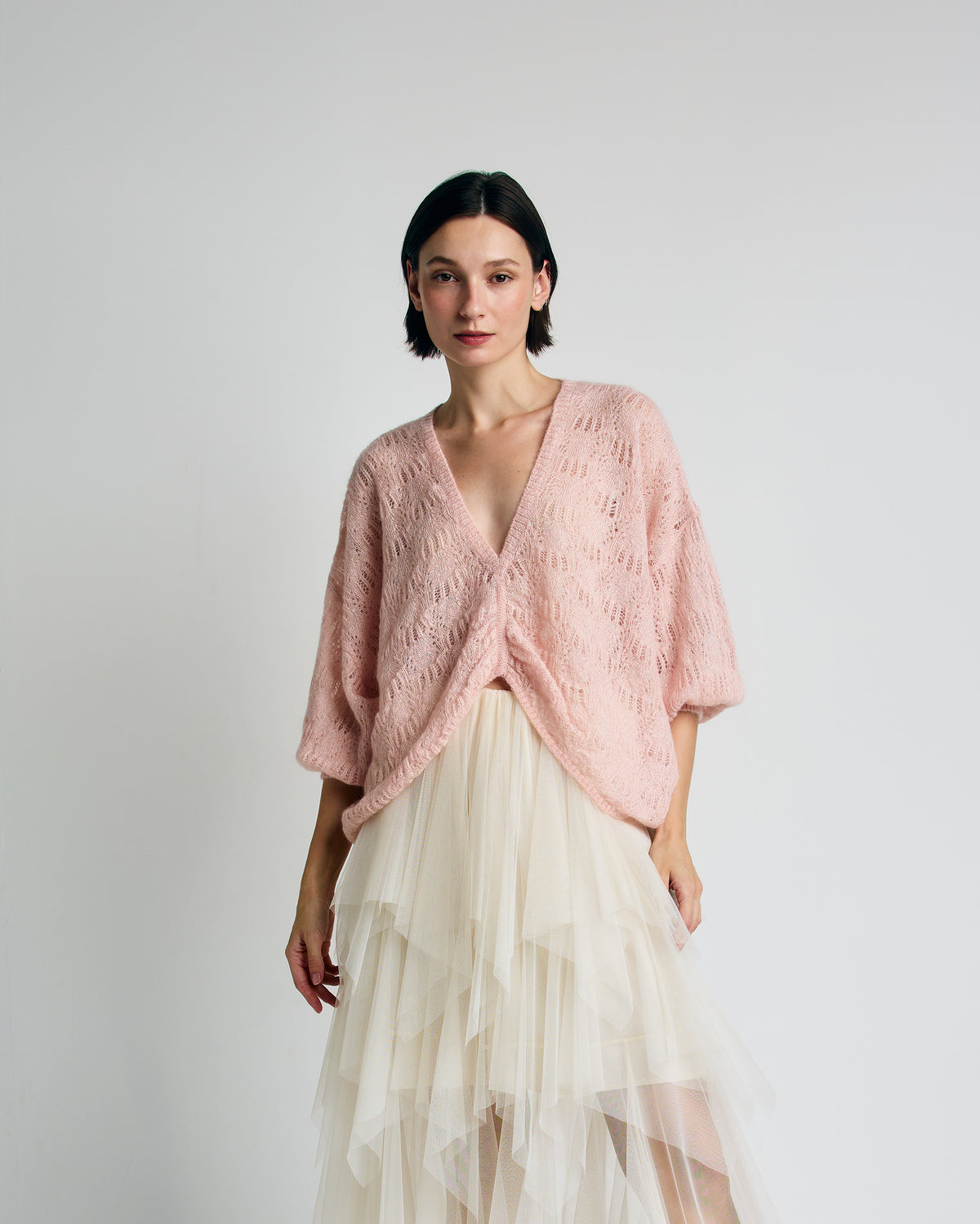 Lily Mohair Ruched Top