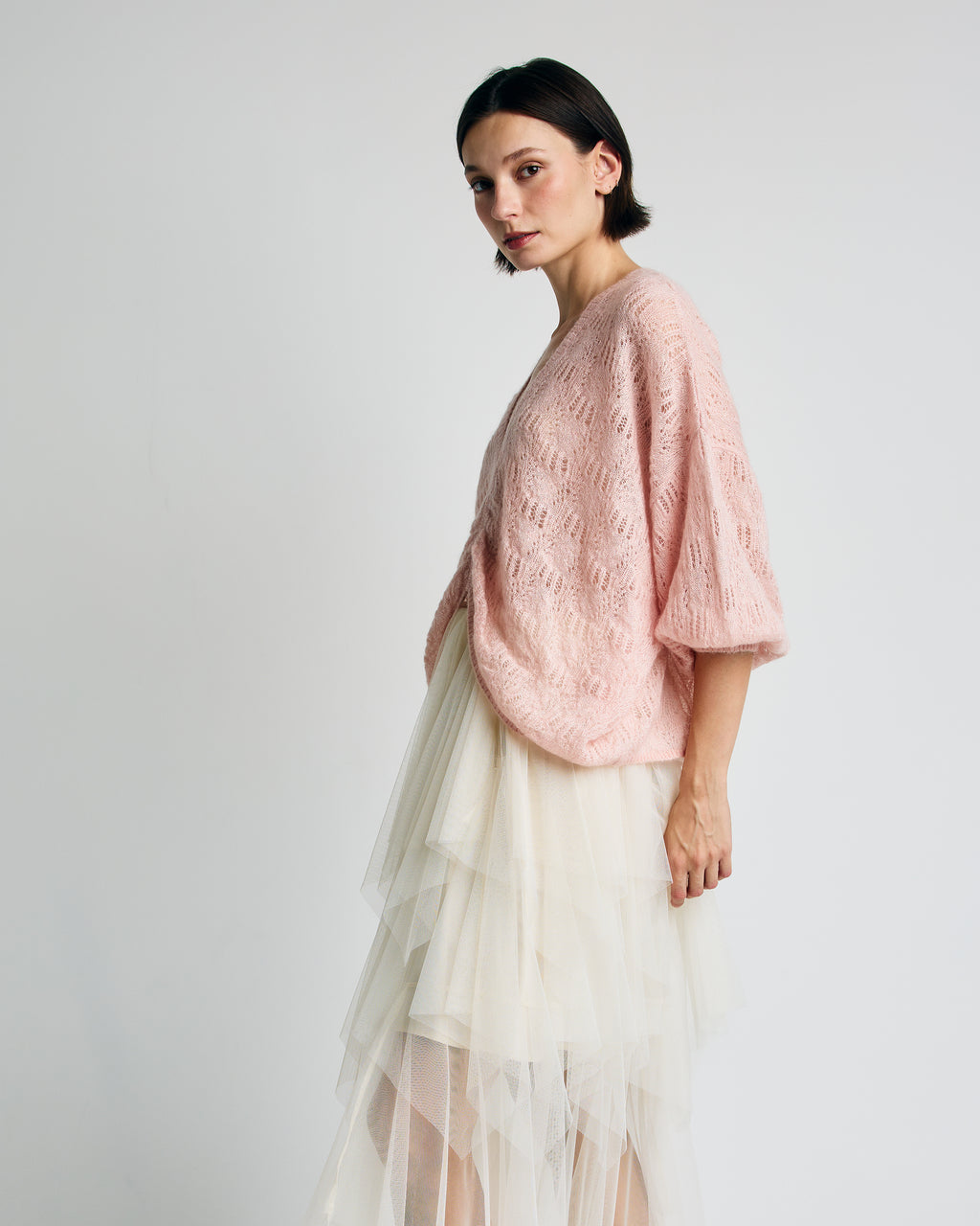 Lily Mohair Ruched Top