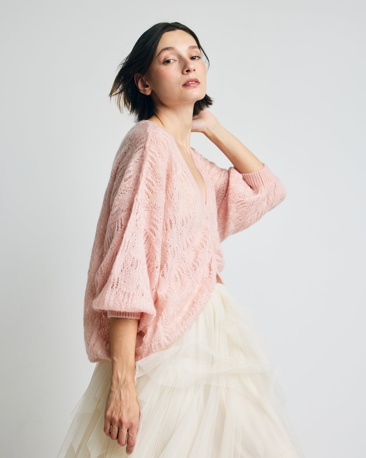 Lily Mohair Ruched Top