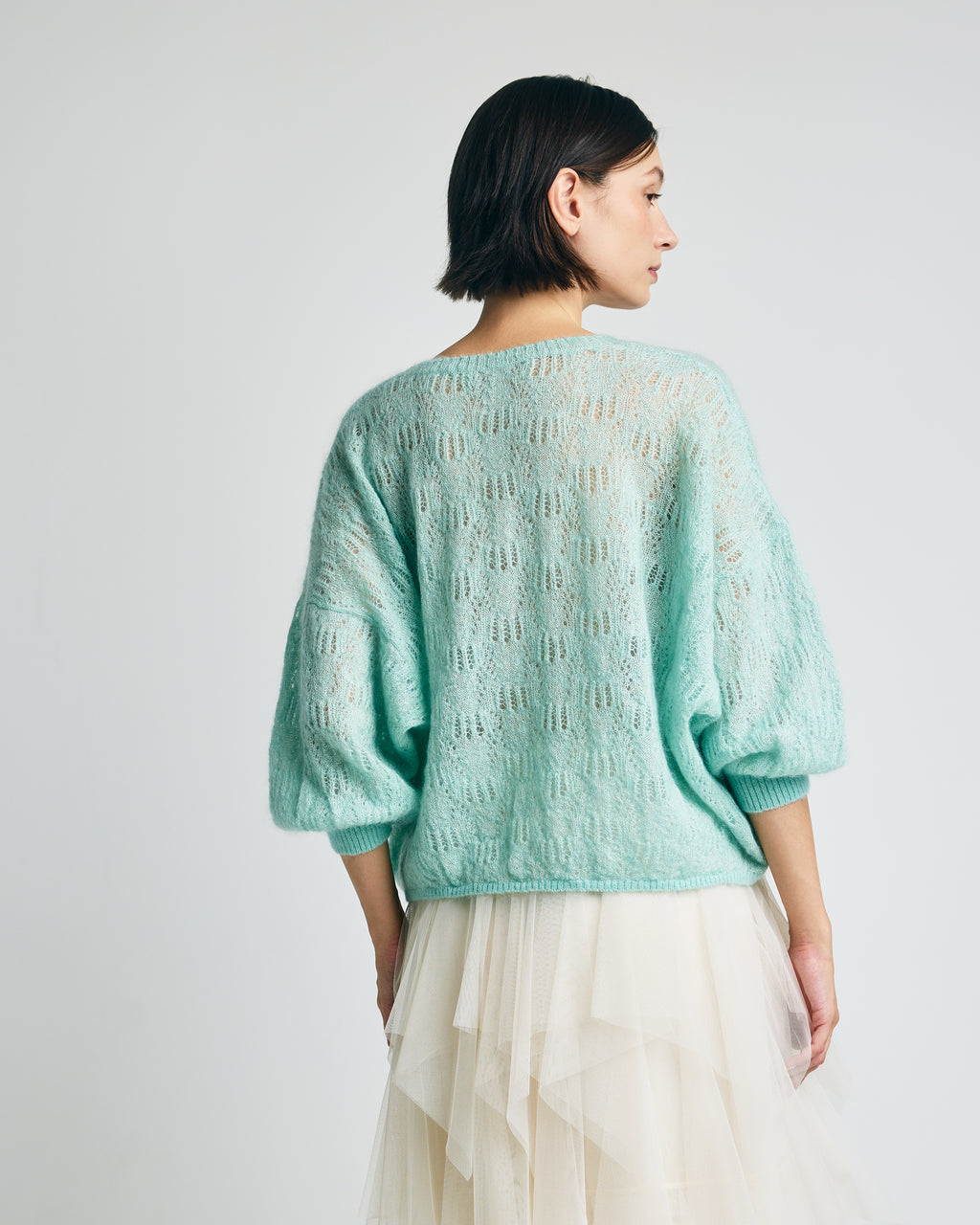 Lily Mohair Ruched Top