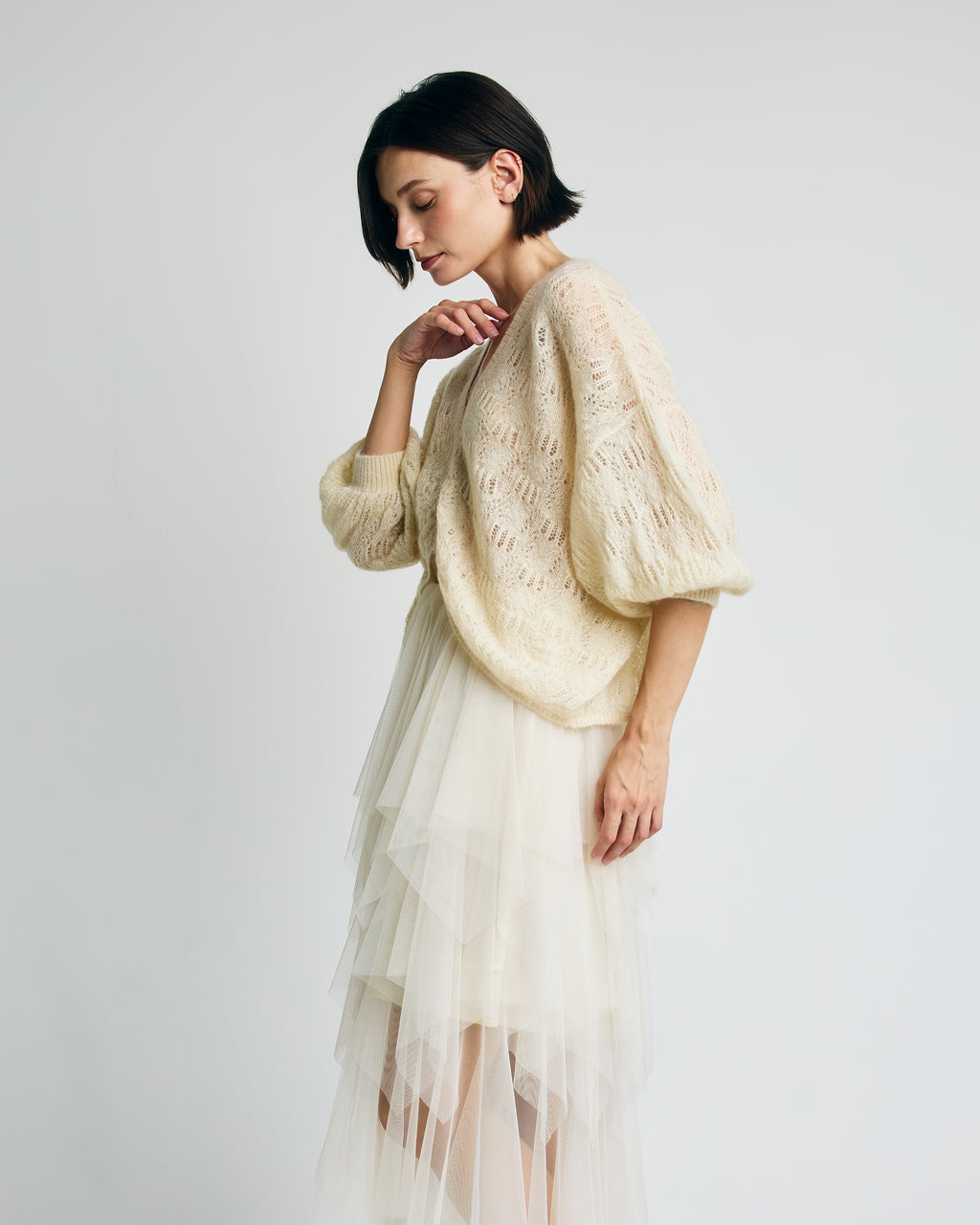 Lily Mohair Ruched Top