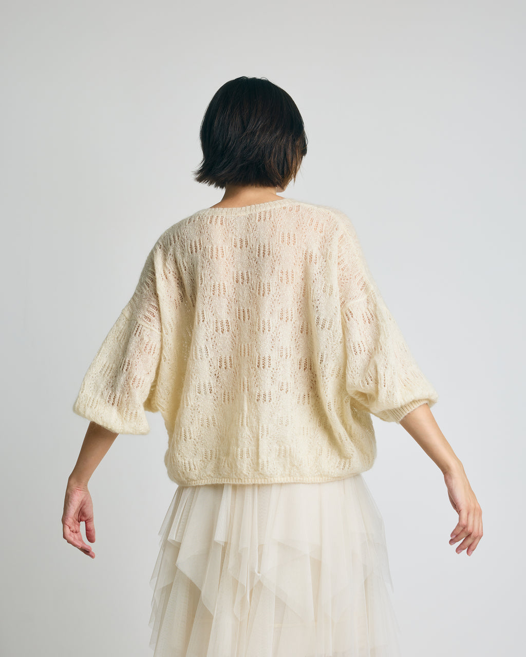 Lily Mohair Ruched Top