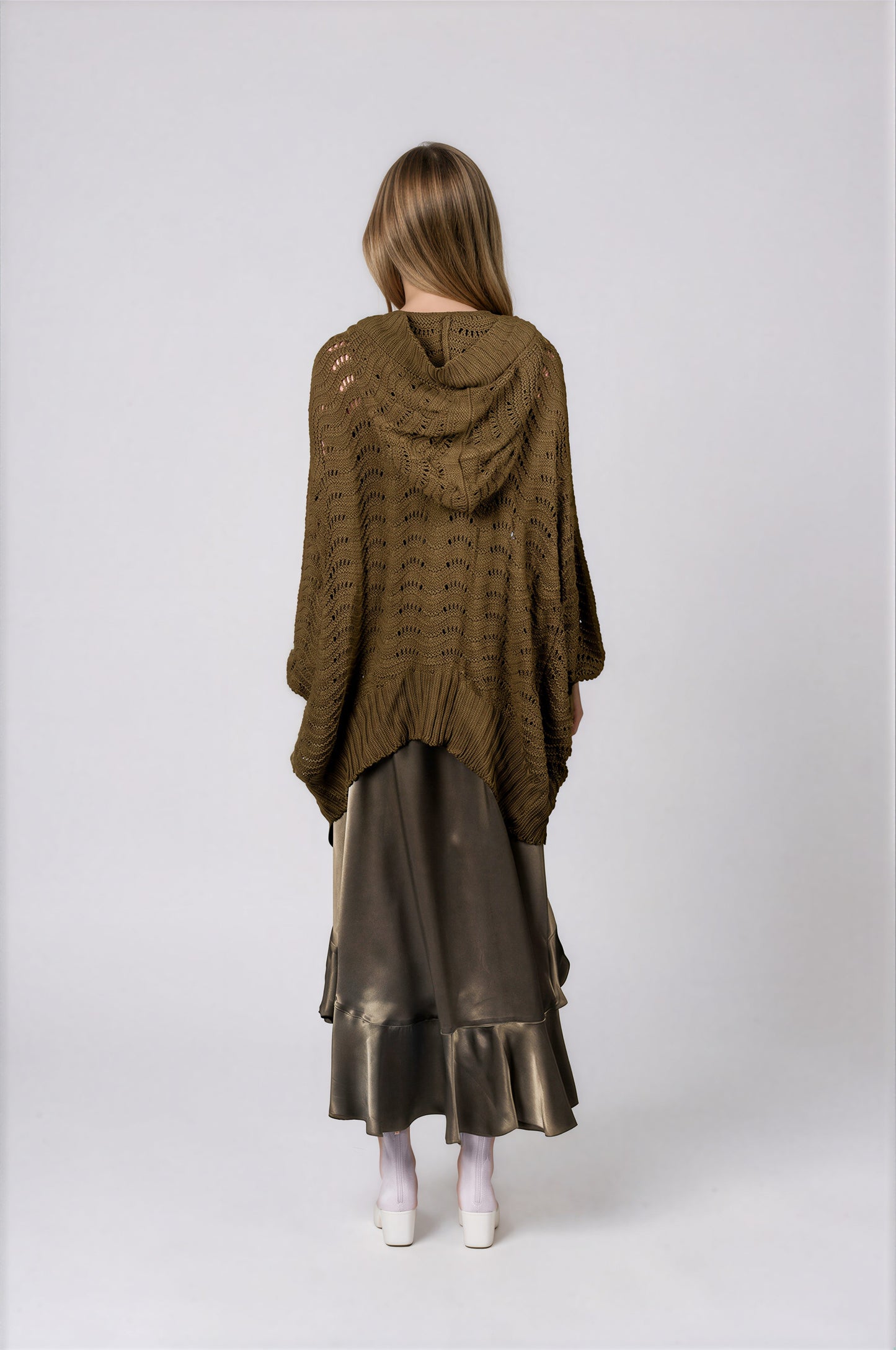 Fire Pit Cardigan-Moss