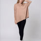 V neck Outdoor Cape -Fawn