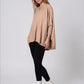 V neck Outdoor Cape -Fawn