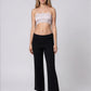 Perfect Fold over Lounge Pant-Onyx