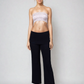 Perfect Fold over Lounge Pant-Onyx