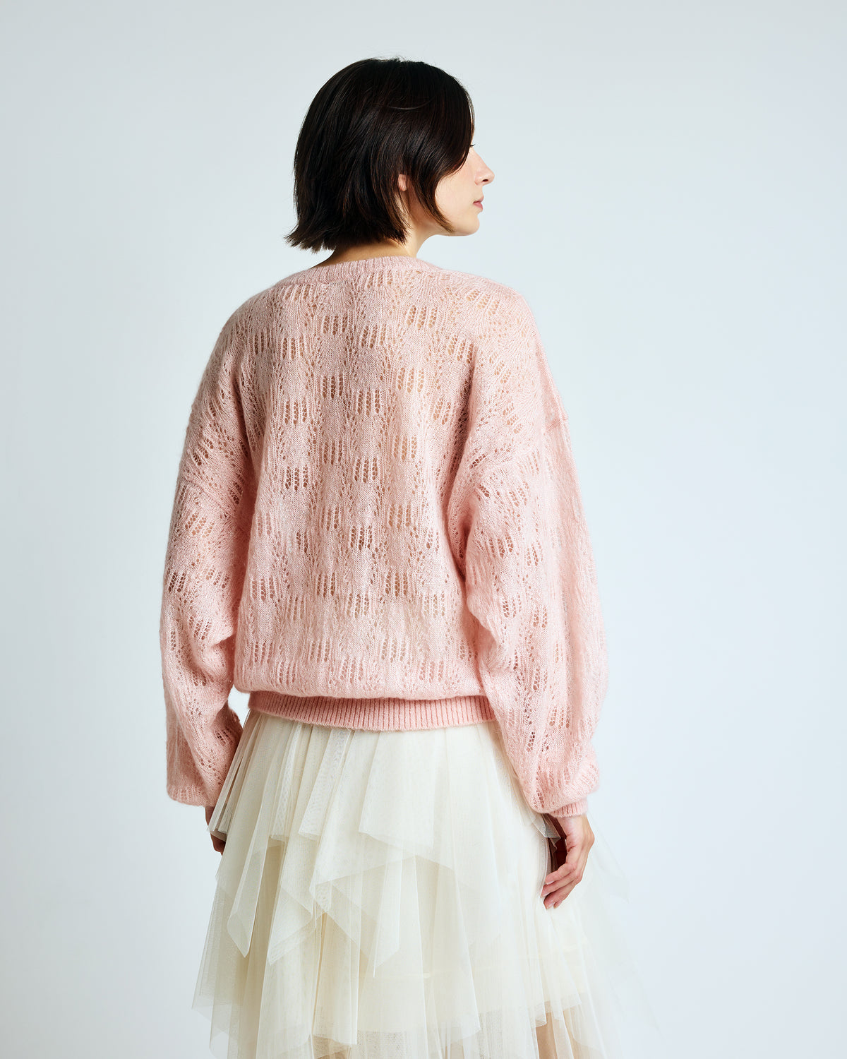 Clara Mohair V-Neck Top