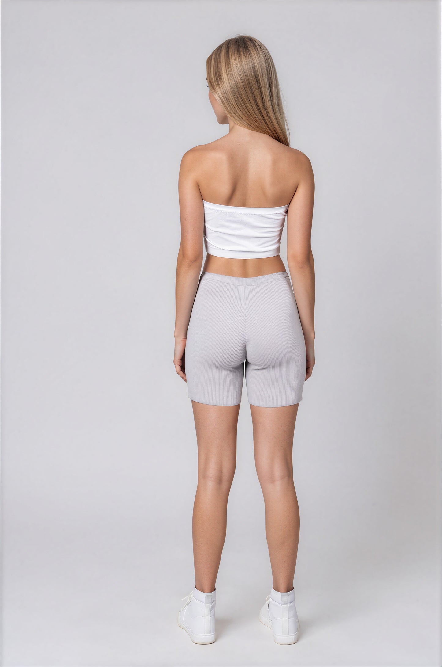 Classy Ribbed Biker Short