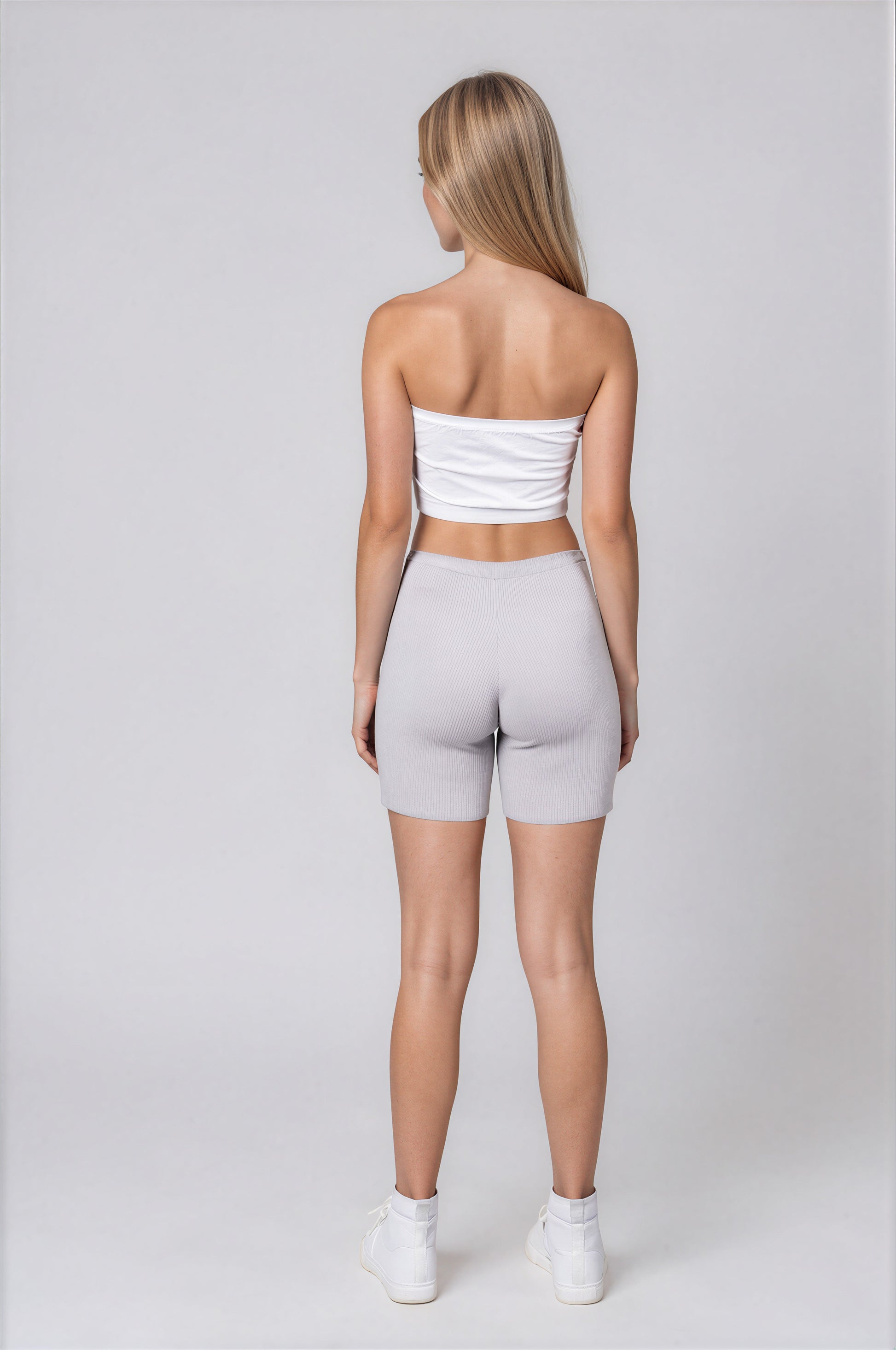 Classy Ribbed Biker Short