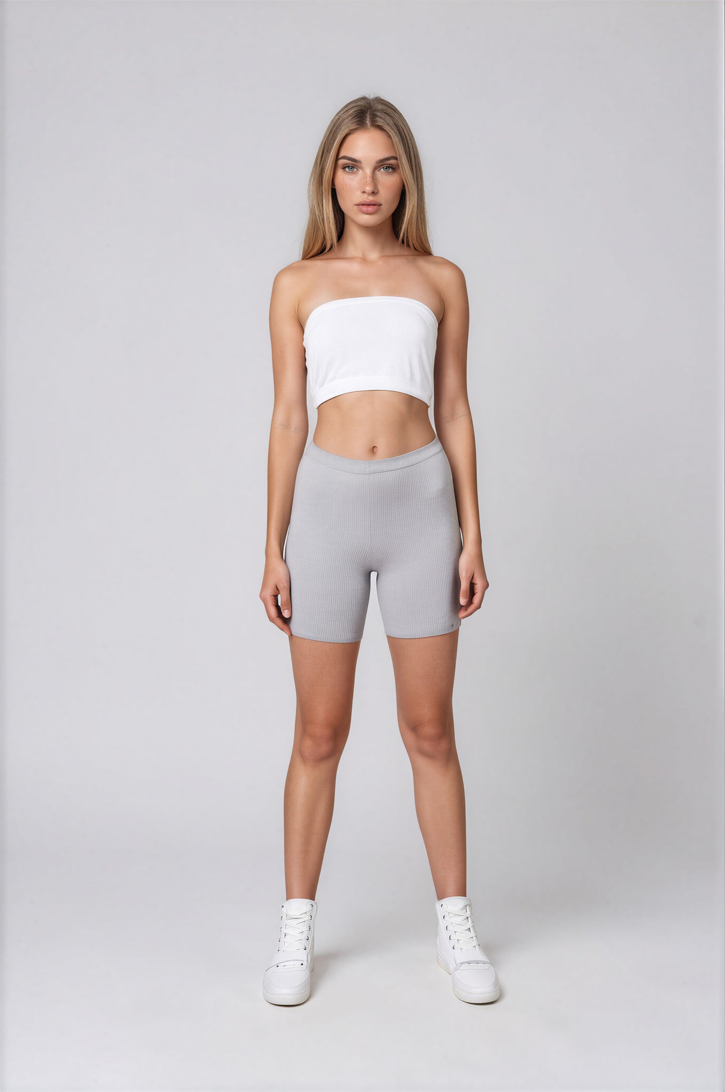 Classy Ribbed Biker Short