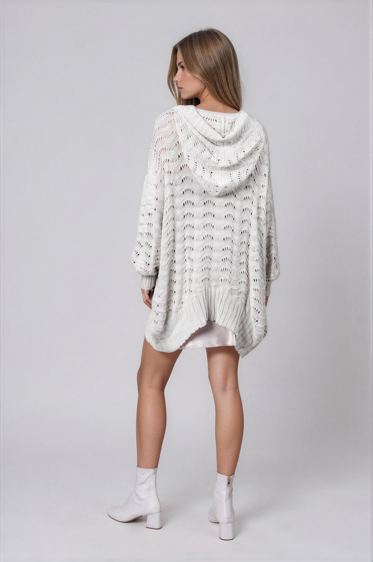 Fire Pit Cardigan-Bone