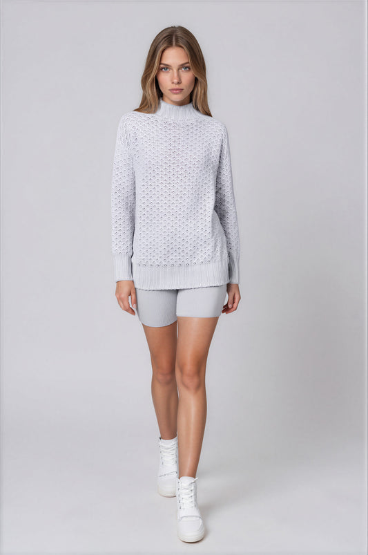 Long Sleeve Comfy-Sea Shell