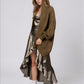 Fire Pit Cardigan-Moss