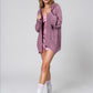 Fire Pit Cardigan-Dusty rose